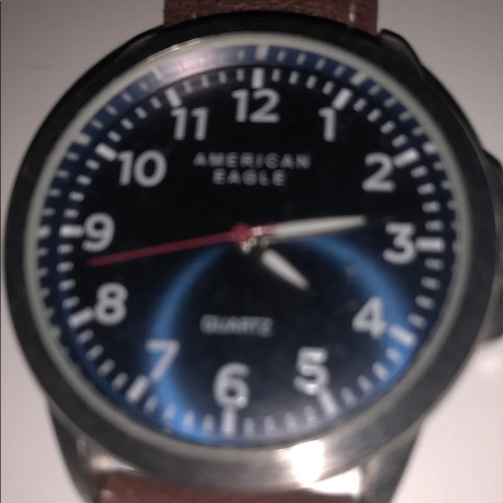 Men’s leather watch
